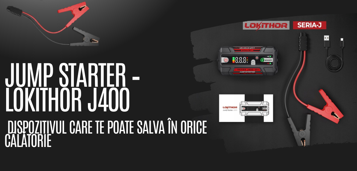 Jump starter - cum poate un dispozitiv pe care îl ai în portbagaj să te salveze în orice călătorie?