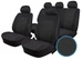 Set huse scaune auto, Comfort T02, Negru, 9 piese