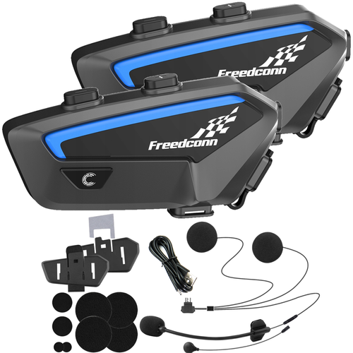 Freedconn FX sistem de comunicare moto Intercom, conversatie de pana la 10 rideri simultan